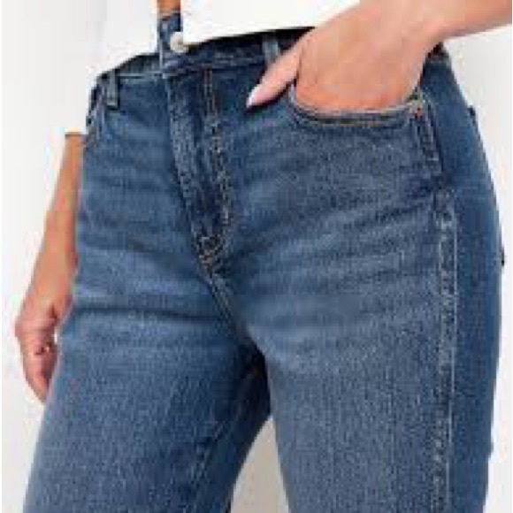 Old Navy Denim - Old navy Higher High Rise FLARE Blue Jeans Secret smooth pockets